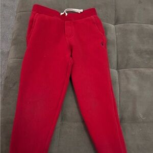 Red Polo sweat pants